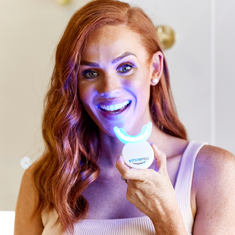 Safe teeth whitening with great results.